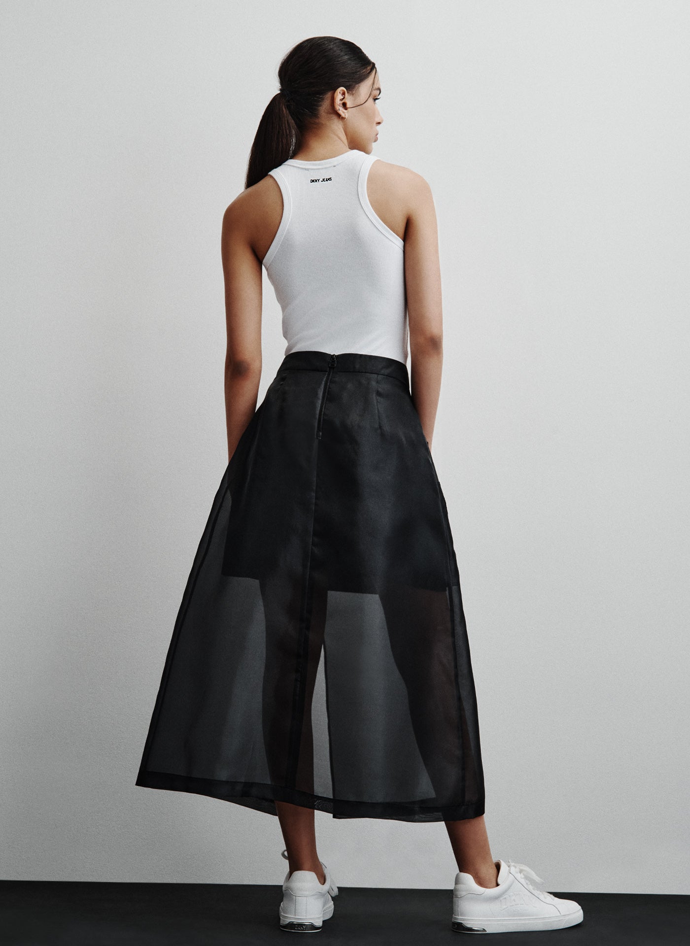 dkny black skirt