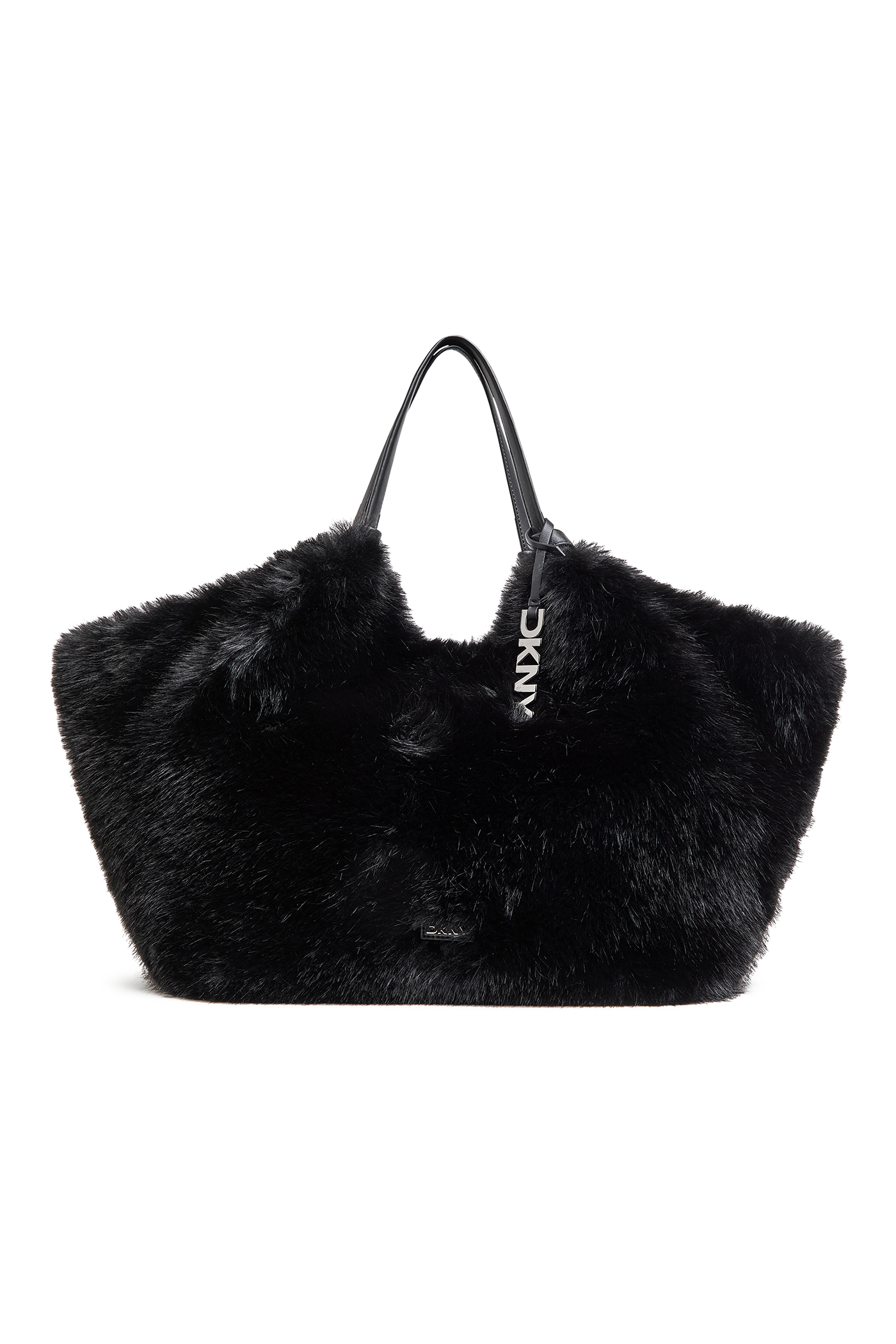 PAULA LARGE FAUX FUR TOTE View 1 | DKNY Commuter