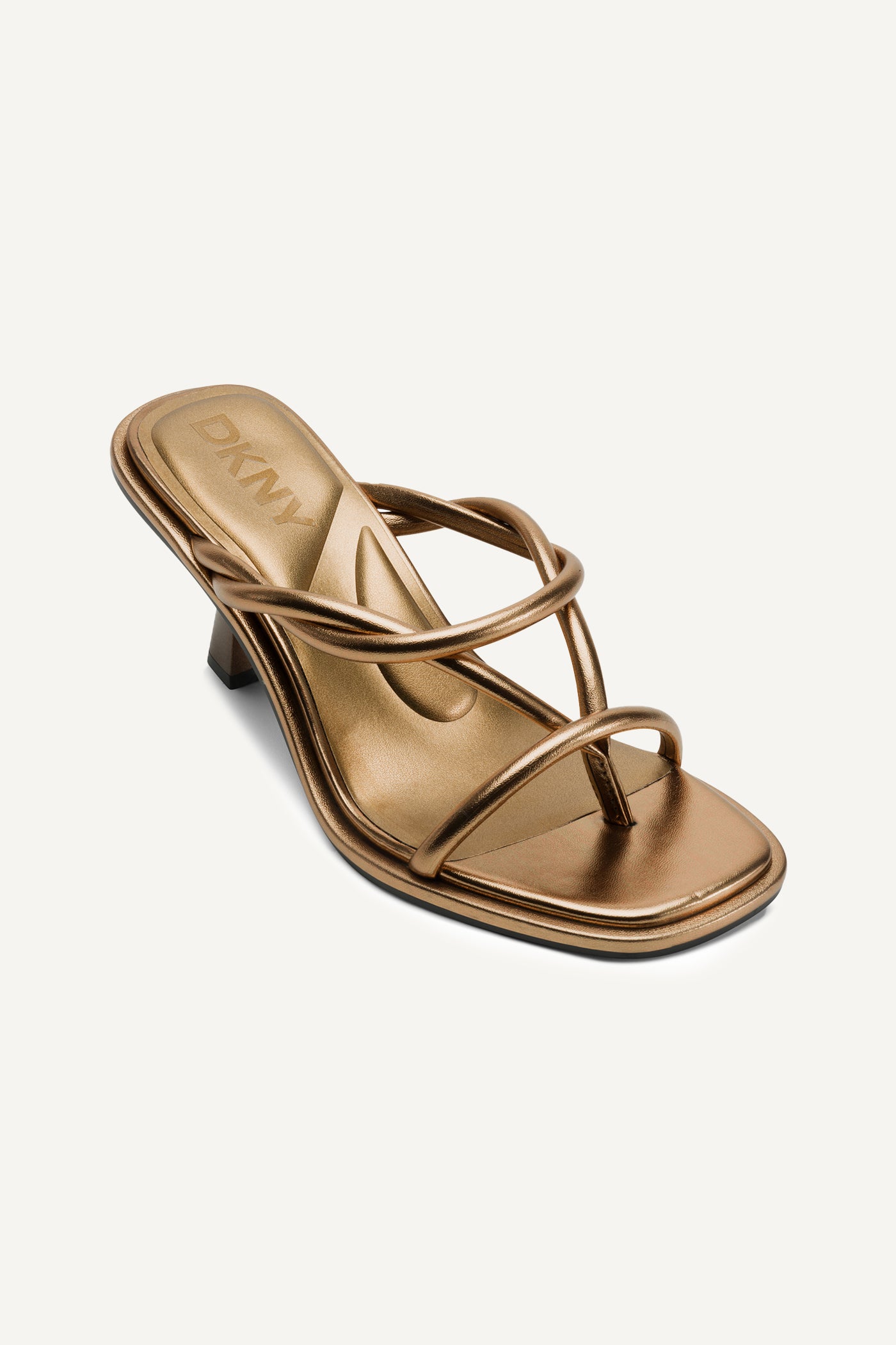 BRONZE RABUN STRAPPY HEEL, VIEW 2 | Summer Essentials