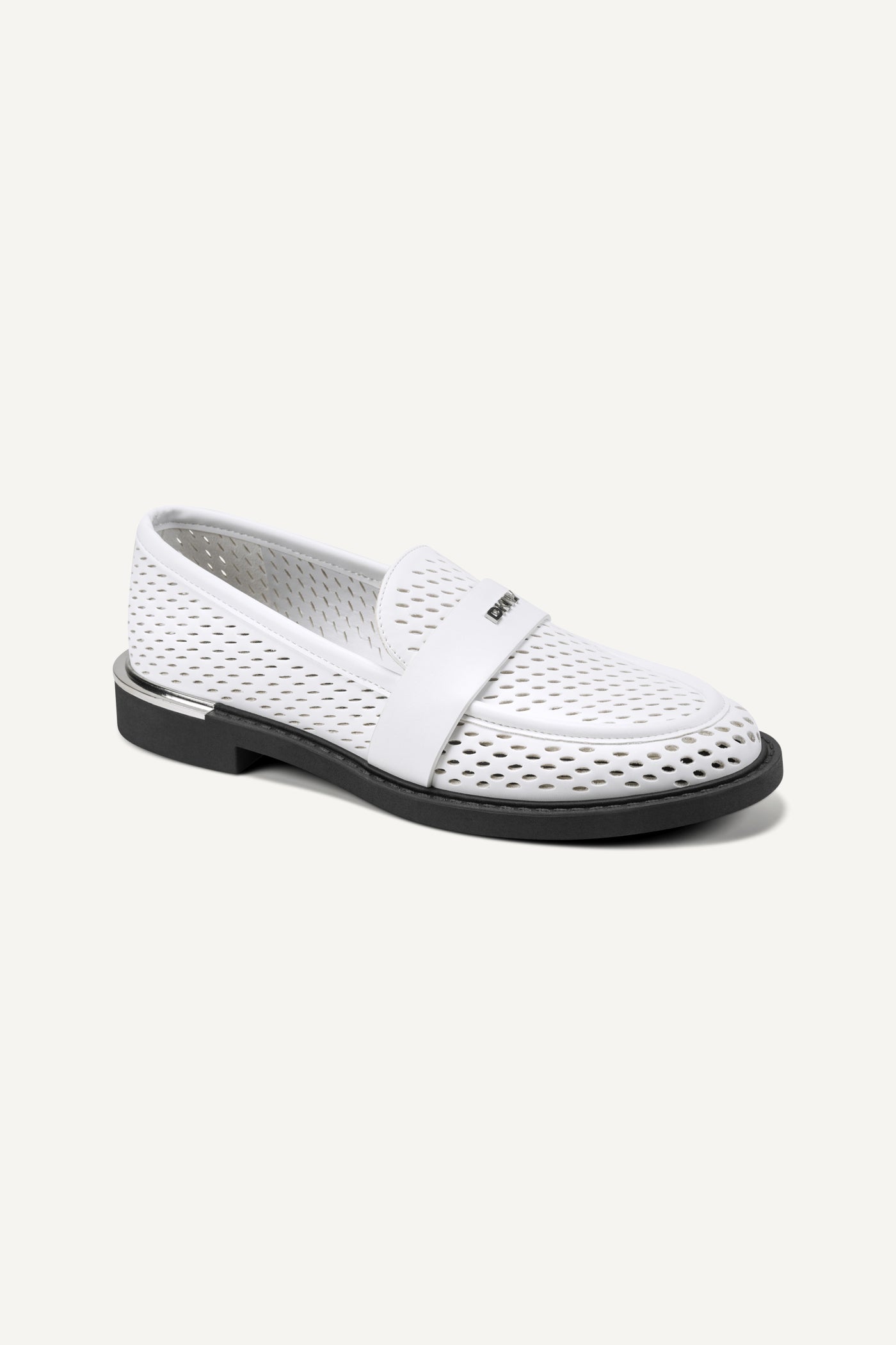 White REZZI LOAFER, VIEW 2 | Spring 2026 Campaign