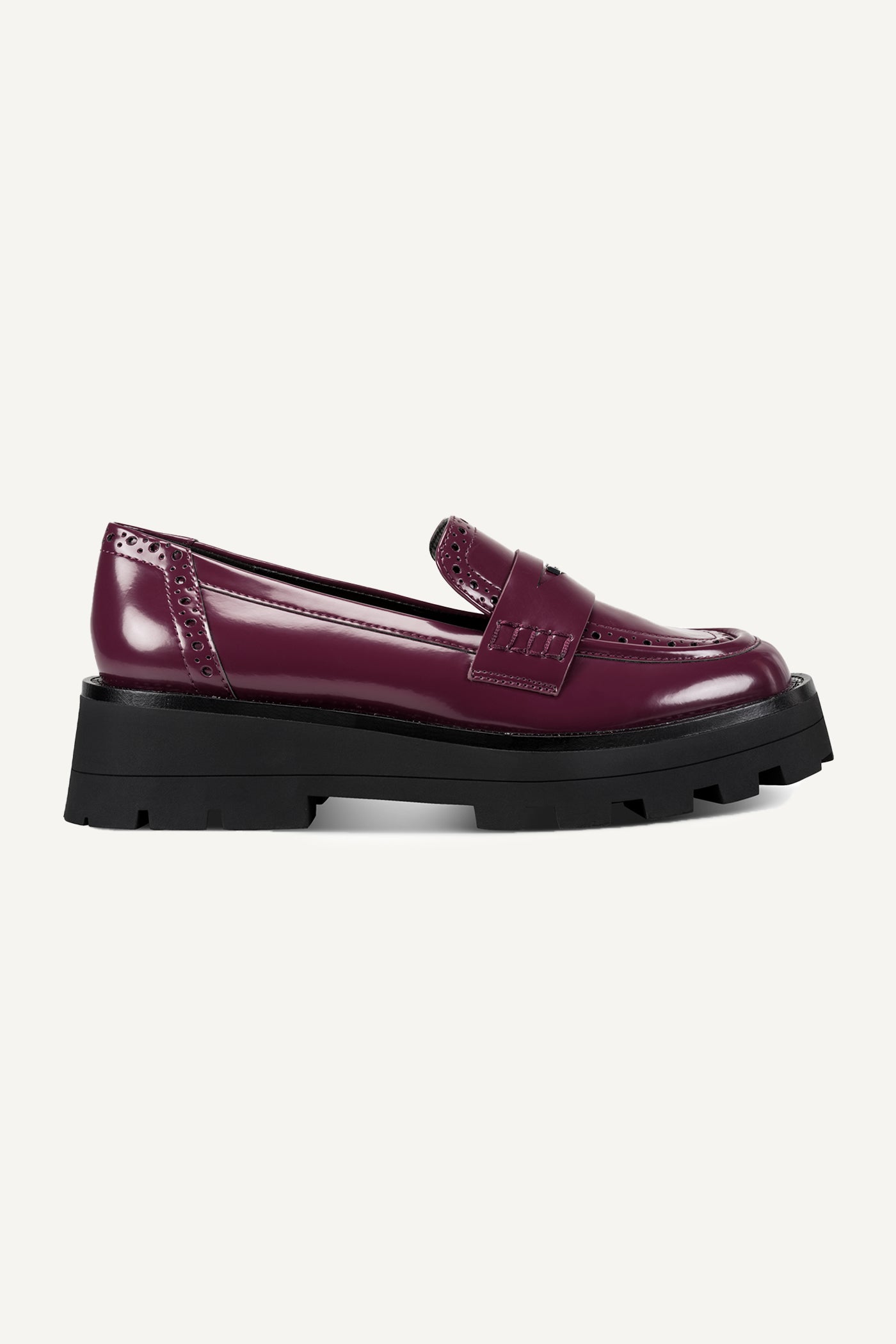 BURGUNDY SAHANA LOAFER, VIEW 1 | Shoes