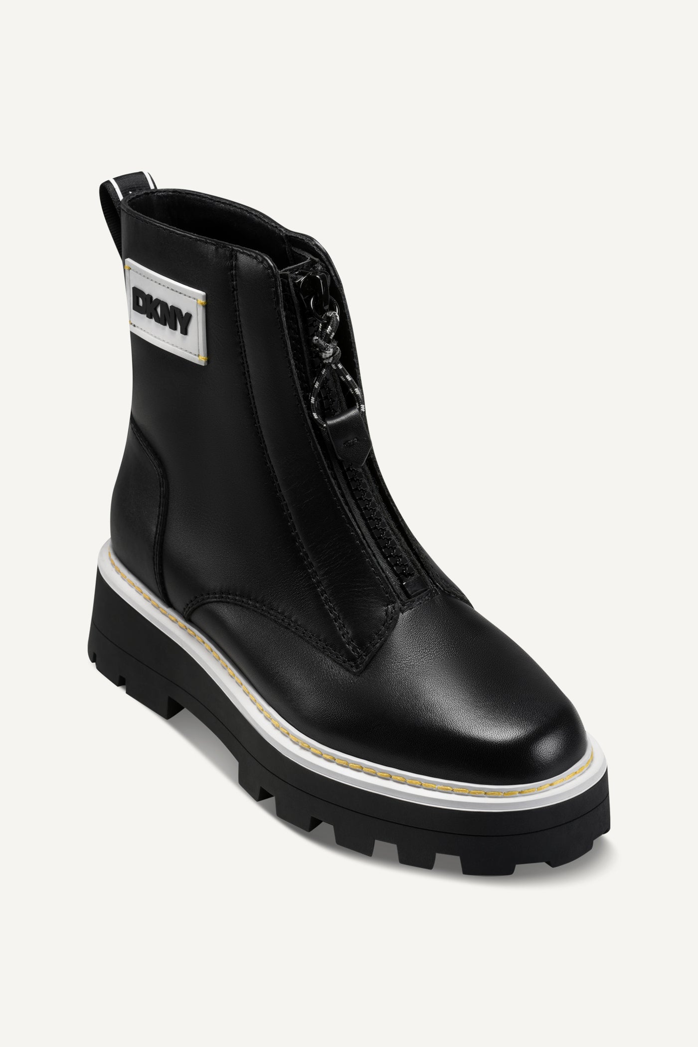 Black SHAYDEN LUG BOOTIE, VIEW 2 | BOOTIES