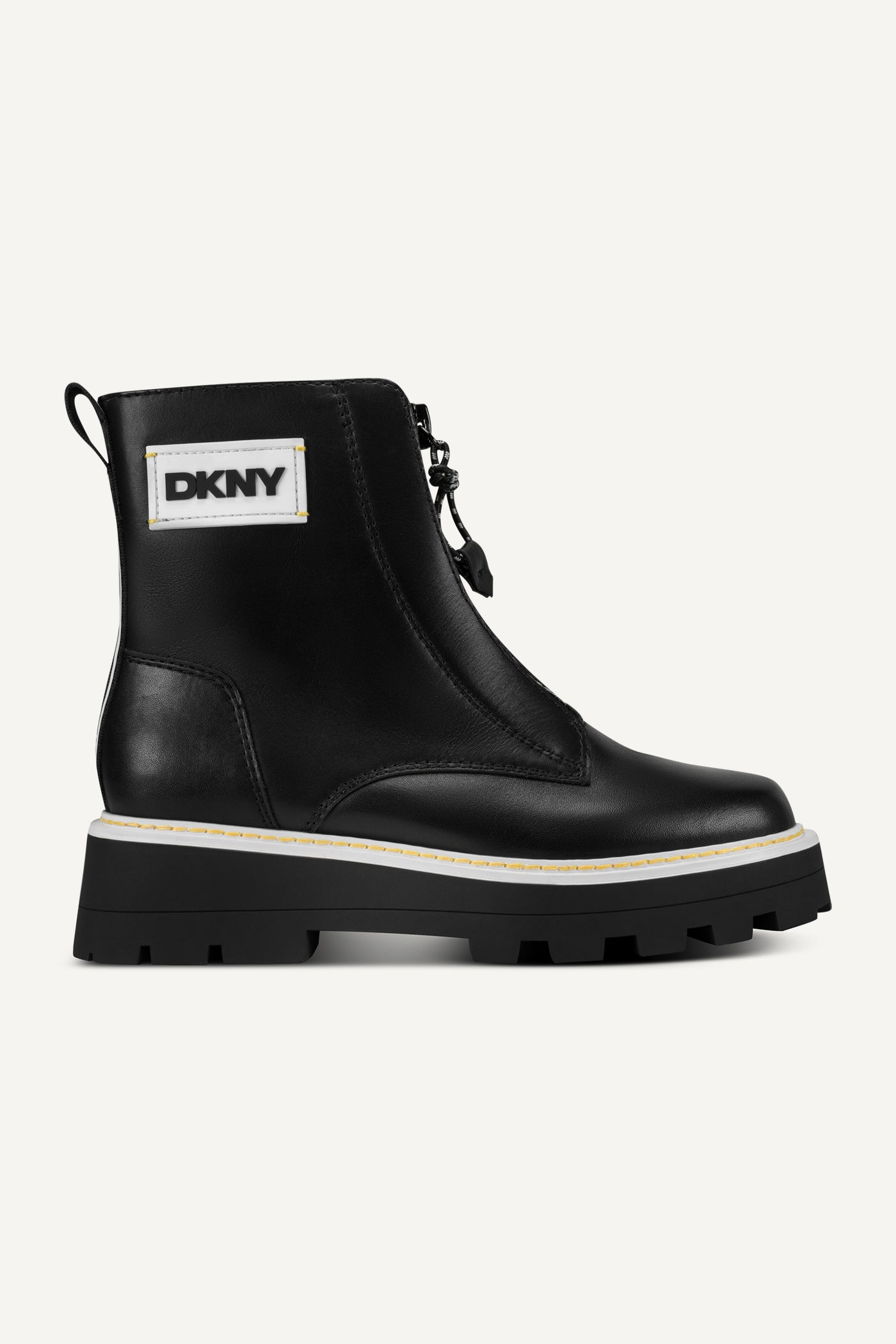Black SHAYDEN LUG BOOTIE, VIEW 1 | BOOTIES