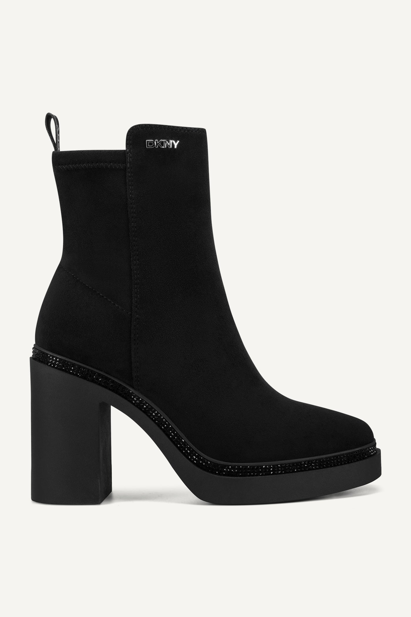 Black TELSI PLATFORM BOOTIE, VIEW 1 | New Arrivals