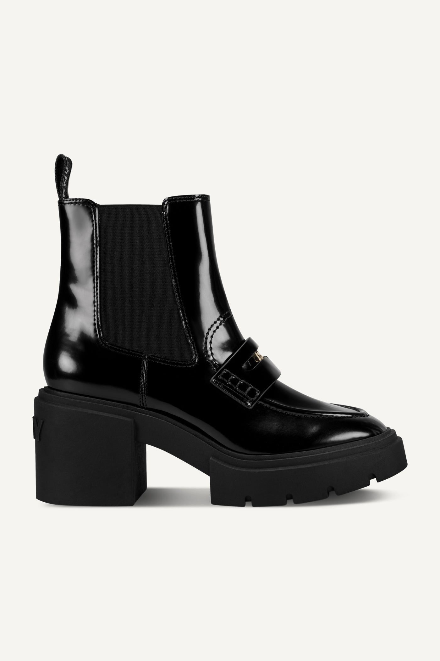 Black TISBURY PLATFORM CHELSEA BOOT 75MM, VIEW 1 | BOOTIES