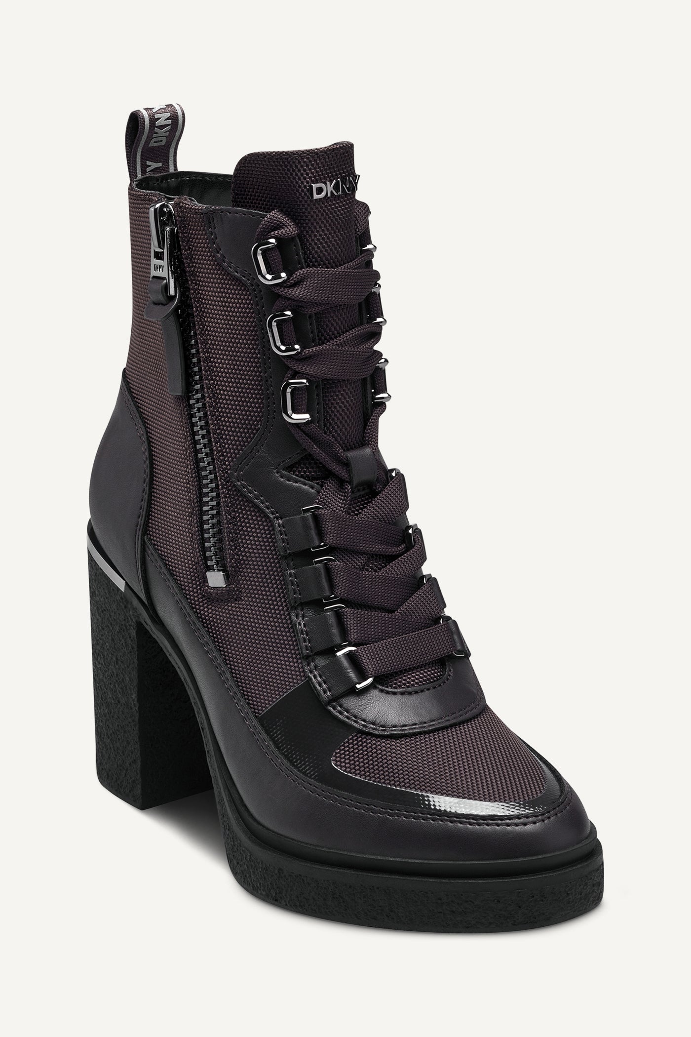 ESPRESSO TOIA LACE-UP BOOTIE, VIEW 2 | DKNY Promo
