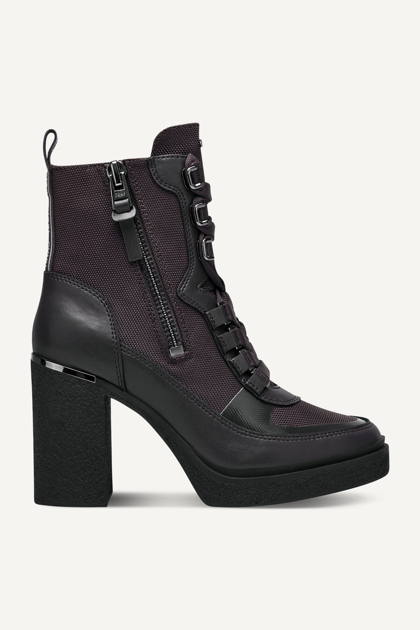 ESPRESSO TOIA LACE-UP BOOTIE, VIEW 1 | DKNY Promo