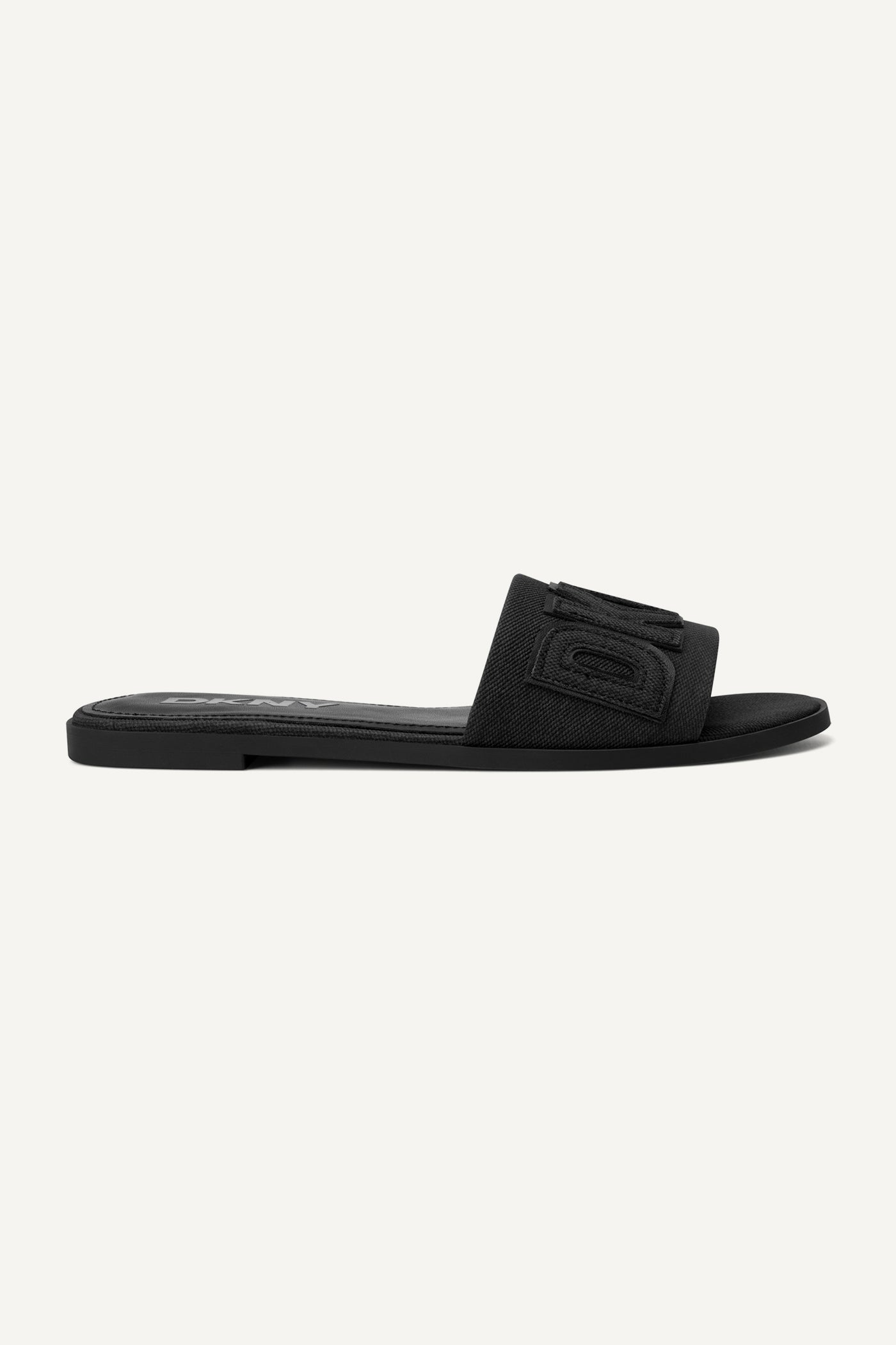 DARK DENIM WILLOW FLAT SLIDE, VIEW 1 | Summer Essentials