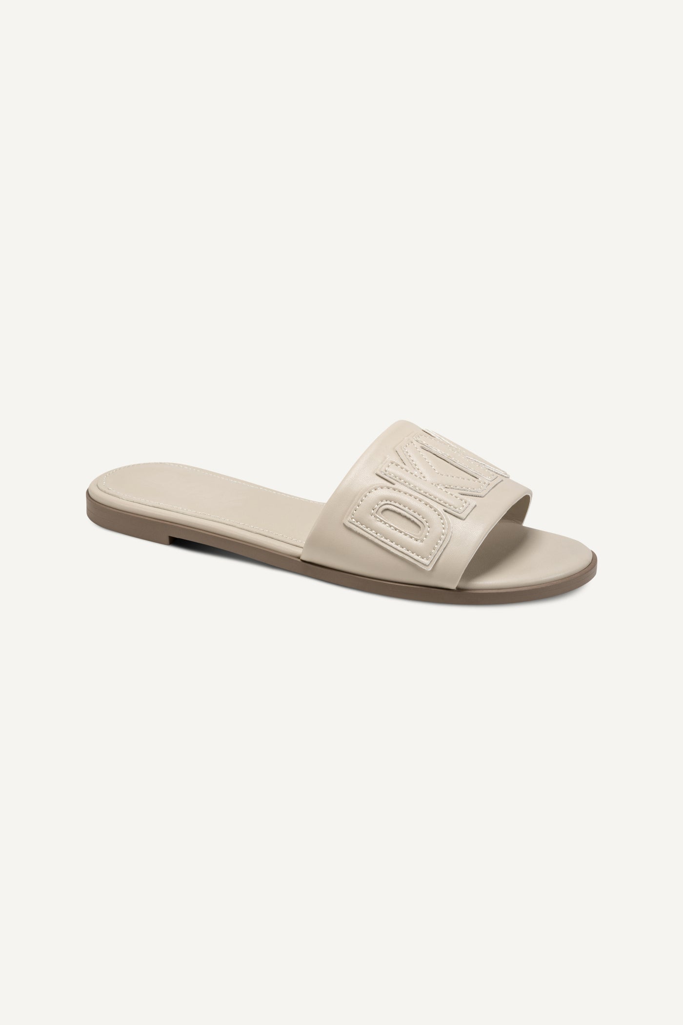 Lt Taupe WILLOW FLAT SLIDE, VIEW 2 | MUST-HAVES