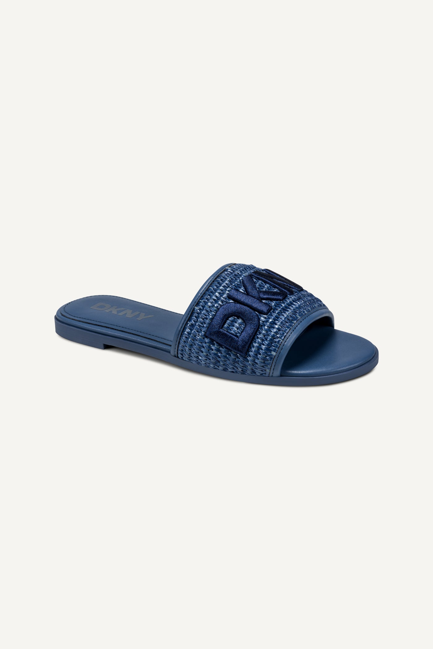 Dark Blue WINSLET FLAT SLIDE, VIEW 2 | Sandals
