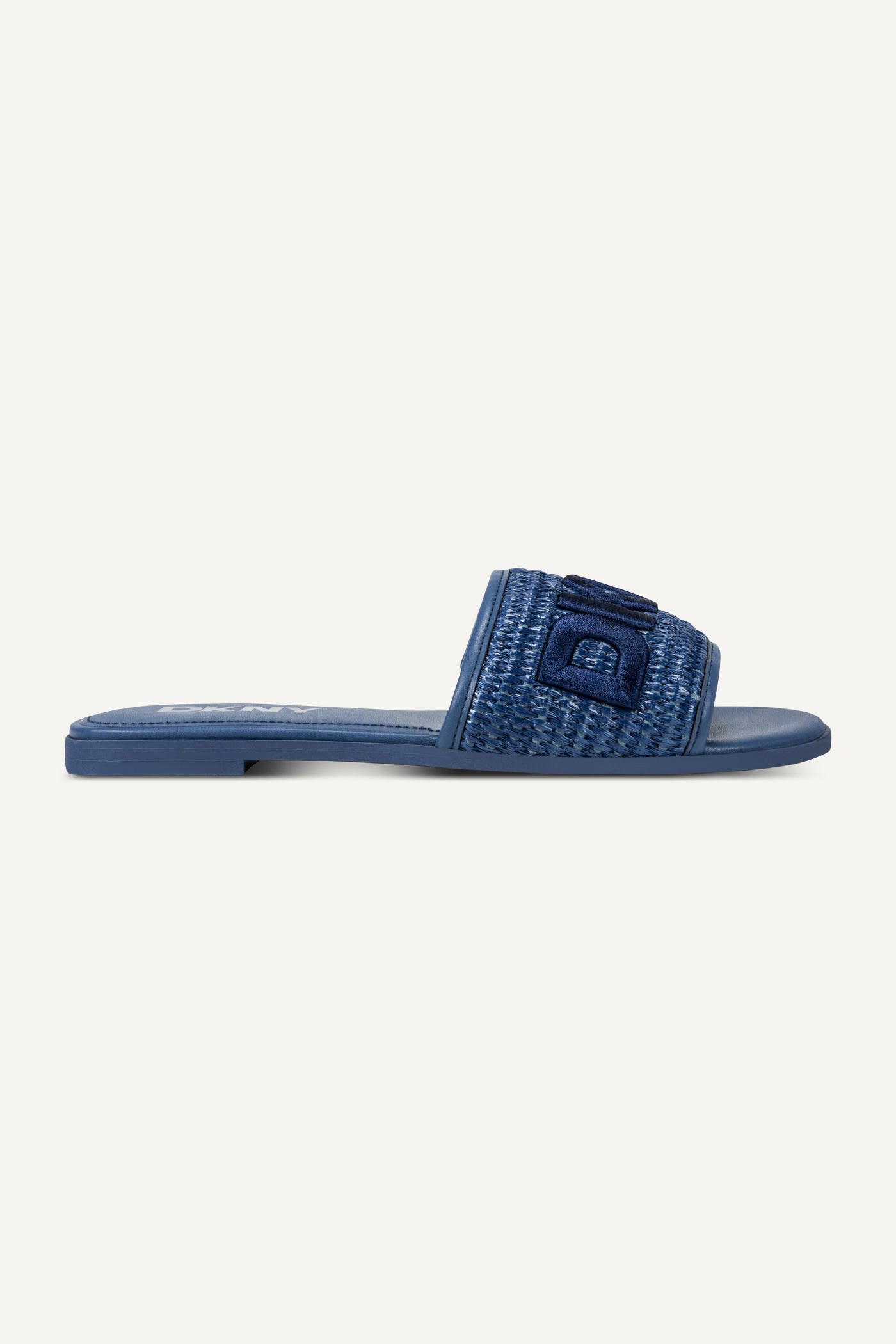 Dark Blue WINSLET FLAT SLIDE, VIEW 1 | Sandals