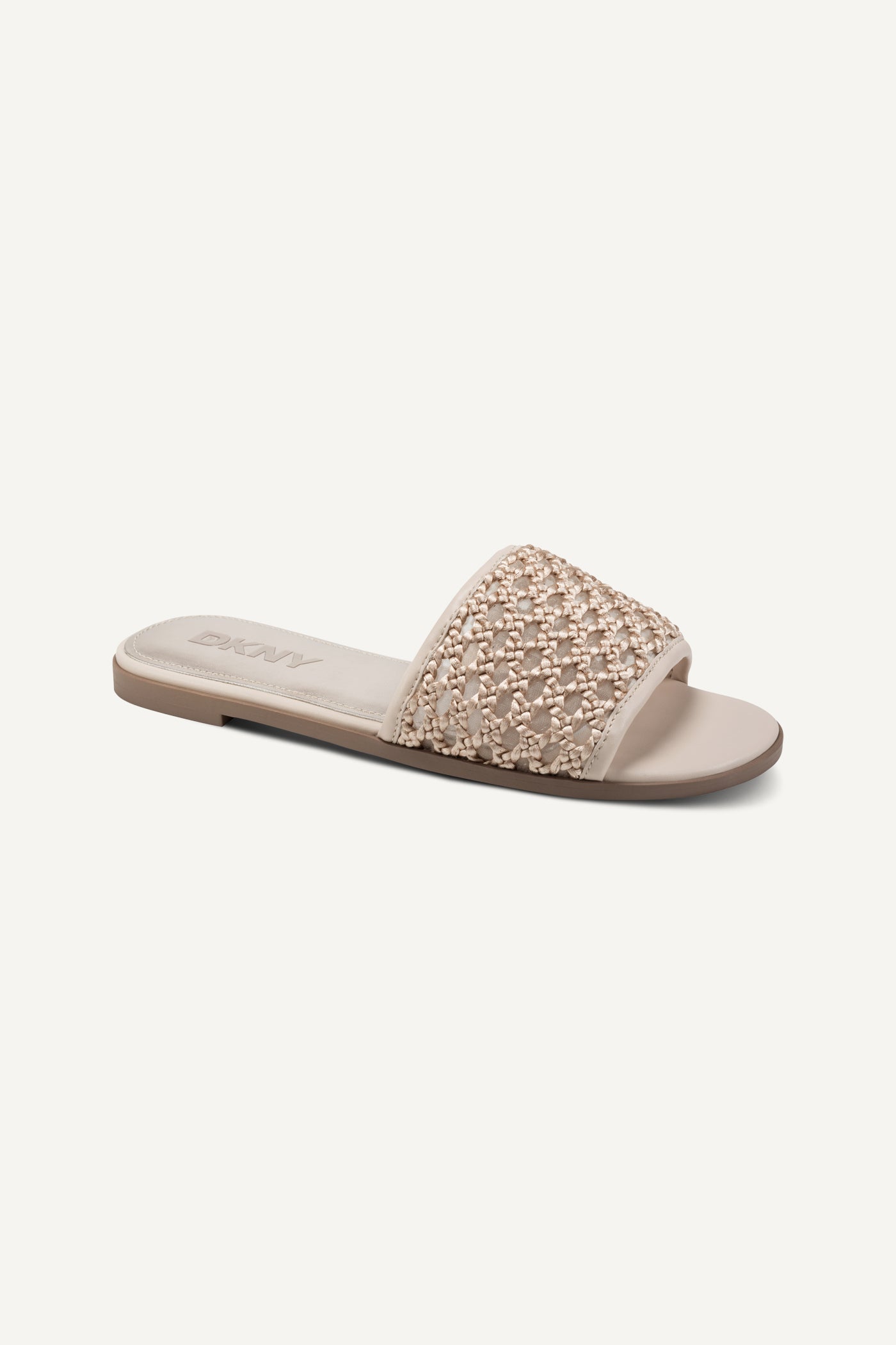 Natural WINTER FLAT SLIDE, VIEW 2 | Sandals