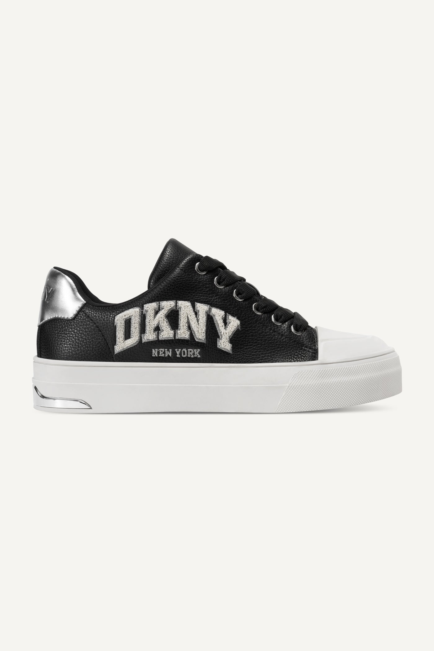 Black YORK - LACE UP SNEAKER 40MM, VIEW 1 | Sneakers