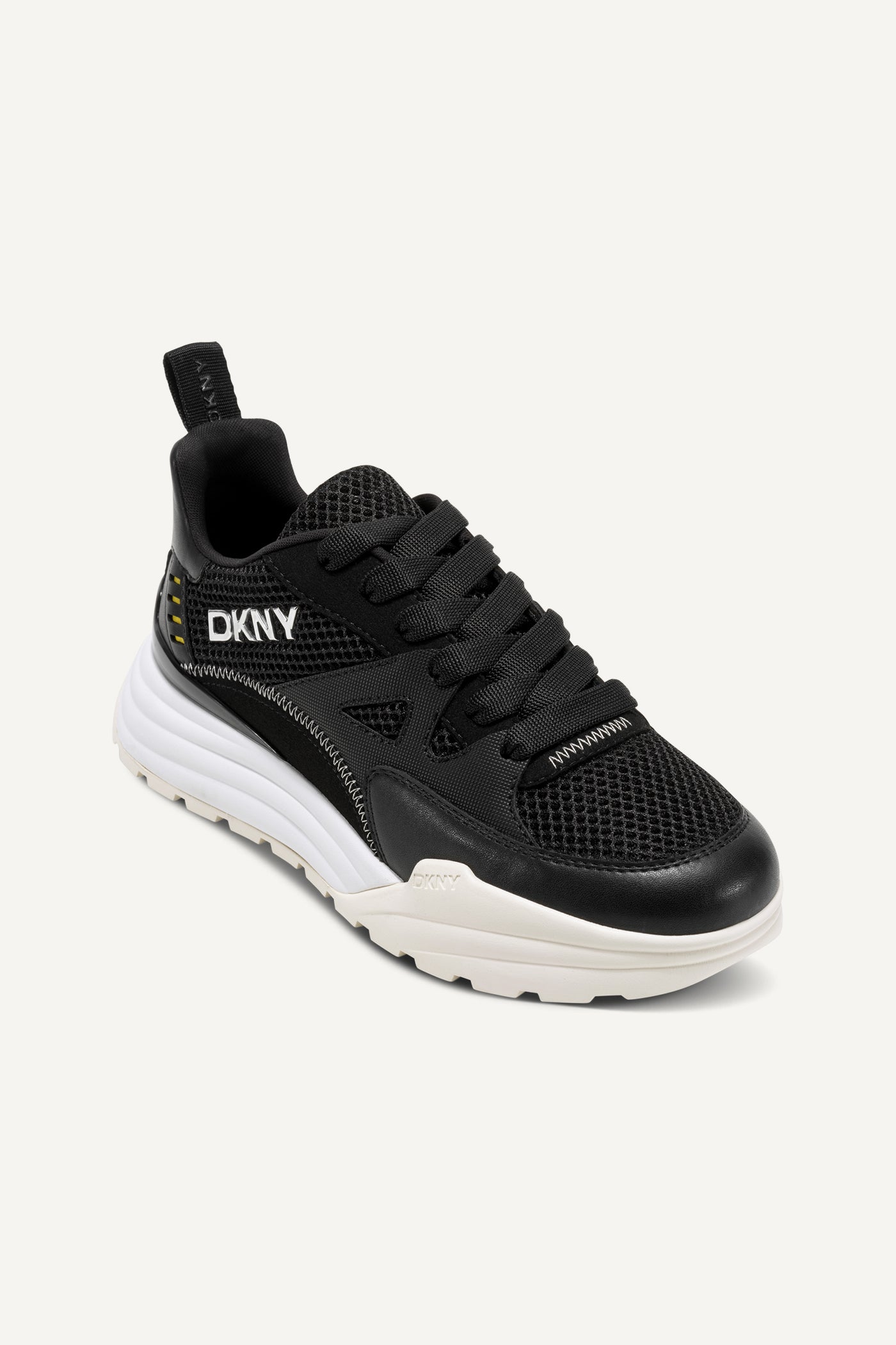 Black ZANIRA LACE UP SNEAKER, VIEW 2 | Sneakers