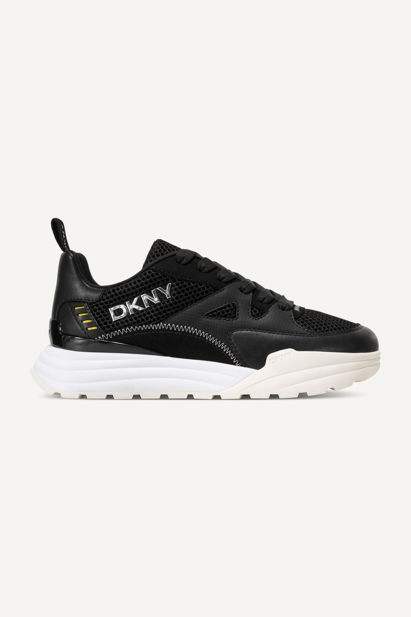 Black ZANIRA LACE UP SNEAKER, VIEW 1 | Sneakers