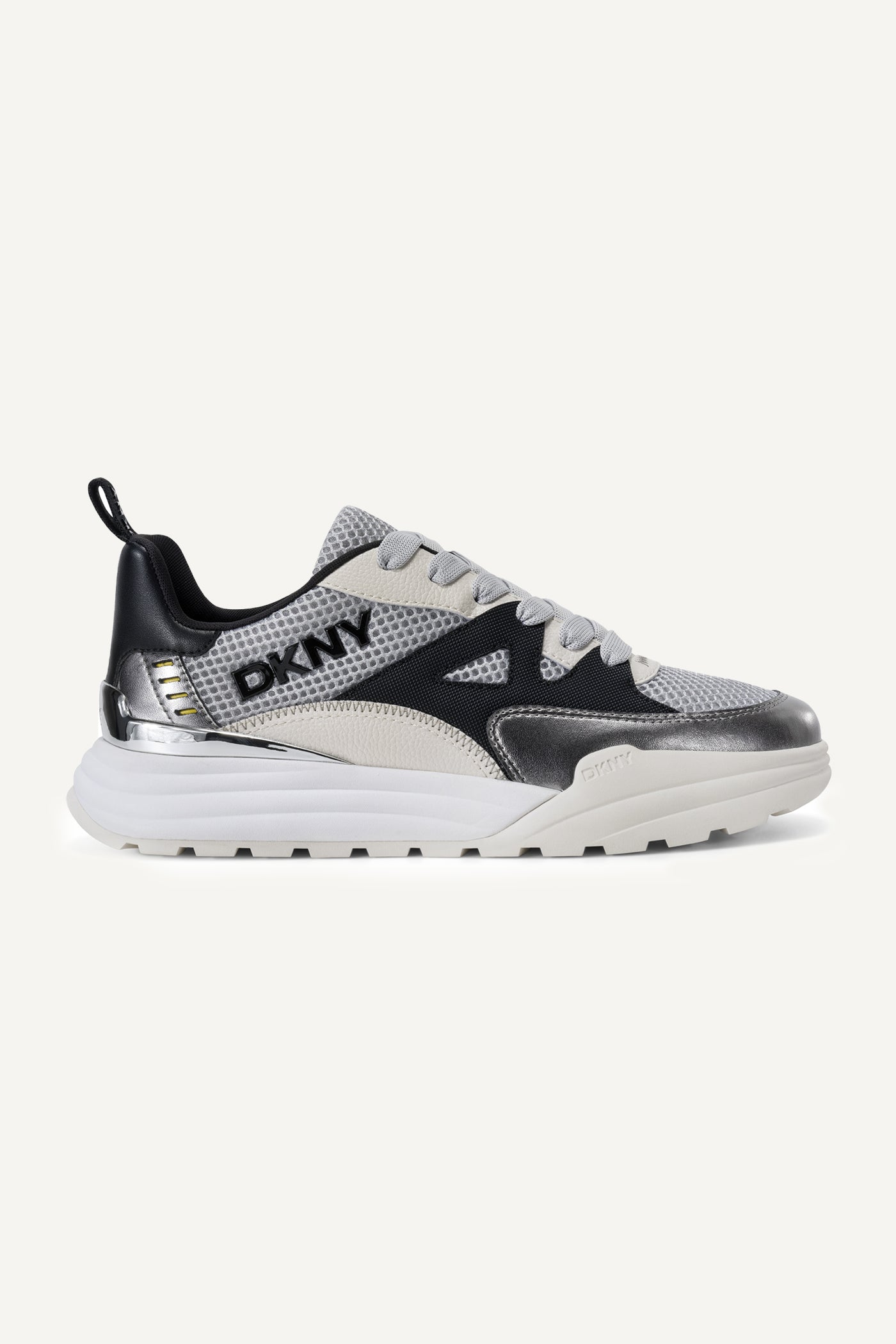 NICKEL/COCONUT ZANIRA LACE UP SNEAKER, VIEW 1 | Sneakers